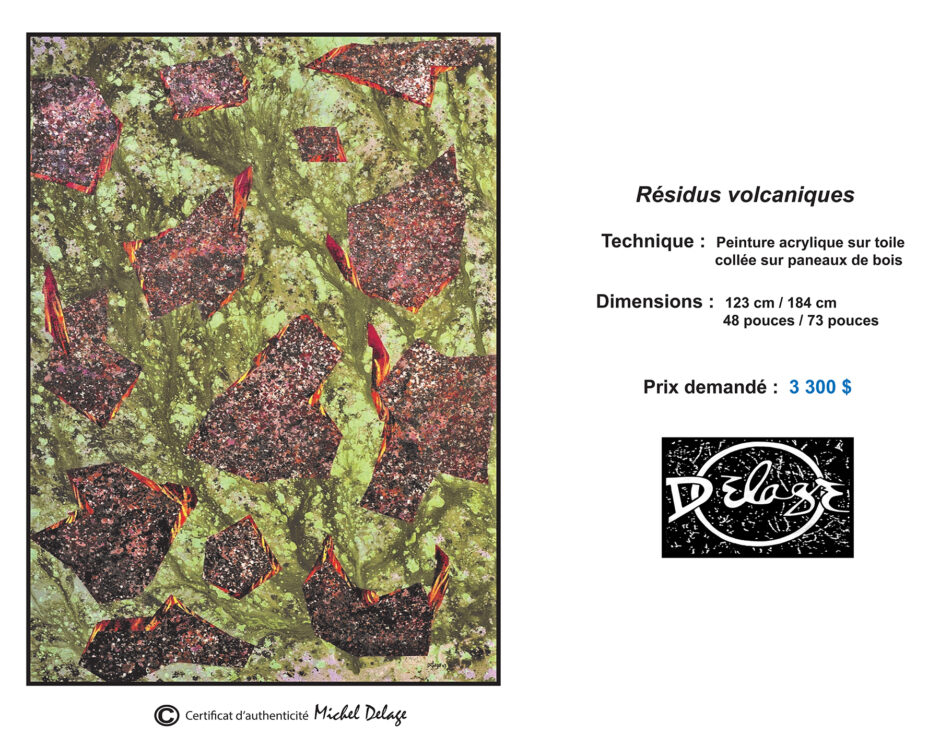 Résidus volcaniques - 2023